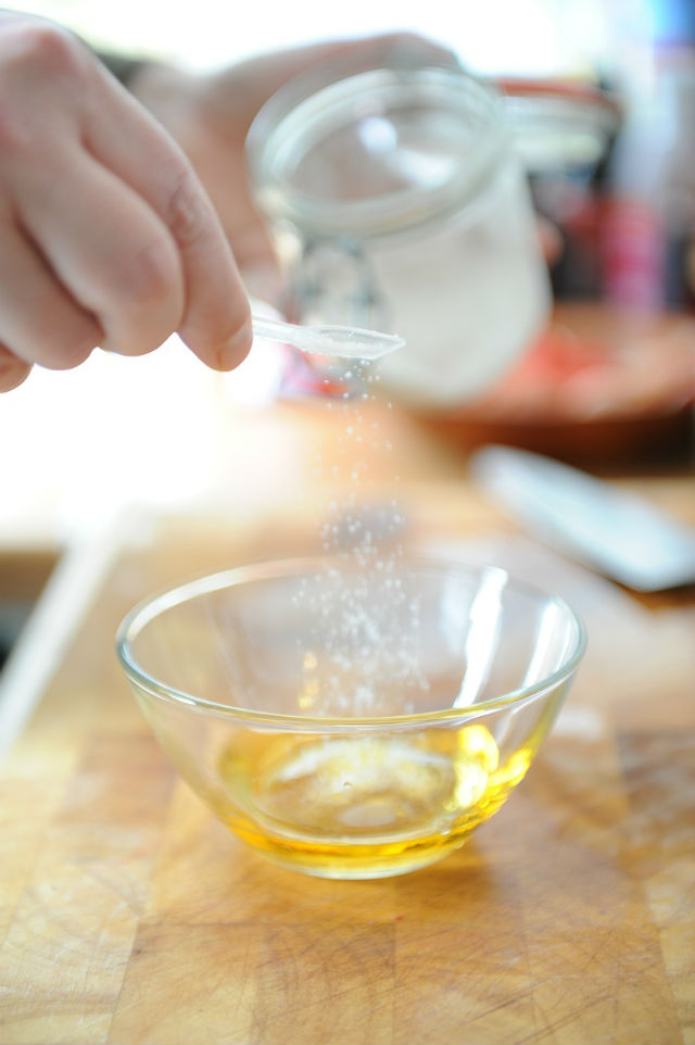 Salat Dressing mit Zucker