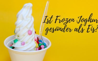 Ist Frozen Joghurt gesünder als herkömmliche Eis Creme?