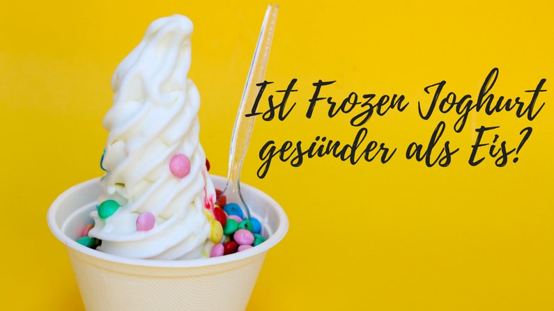 Ist Frozen Joghurt gesünder als herkömmliche Eis Creme?