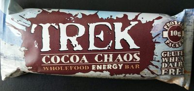 Trek Cocoa Chaos Wholefood Energy Bar –  – 55g