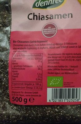 Chiasamen – dennree – 500 g