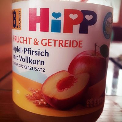 Frucht & Getreide Apfel-Pfirsich mit Vollkorn – Hipp – 190 g