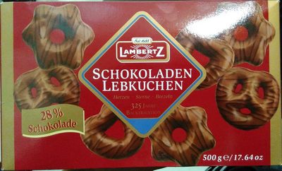 Schokoladen Lebkuchen – Lambertz – 500 g
