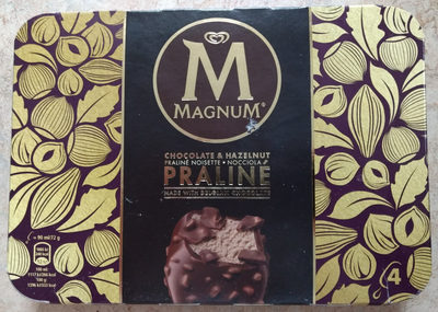 Praline – Magnum – 288g(4x72g)=360ml(4x90ml)