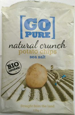 natural crunch potatoe chips sea salt – Go pure – 125 g