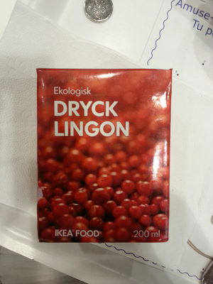 Dryck Lingon – Ikea – 200 ml