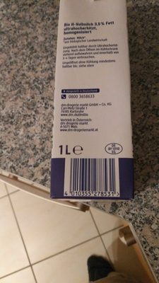 H-Vollmilch – dm Bio – 1 l