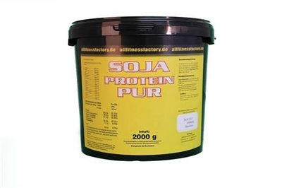 100% Soja Protein Haselnuss – allfitnessfactory.de – 2 kg