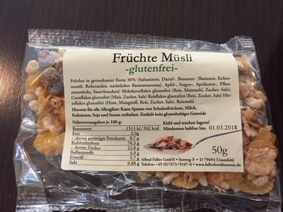 Früchte Müsli –  – 50 g