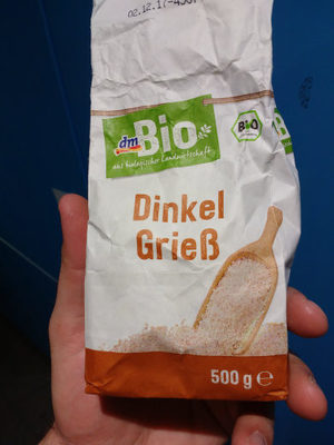 Dinkel Grieß – dm Bio – 500 g
