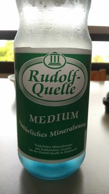 Rudolf Quelle Medium Natürliches Mineralwasser –  – 1 Liter