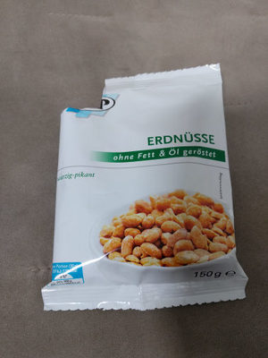 Erdnüsse ohne Fett & Öl geröstet – TiP – 150 g