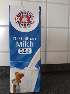 Die haltbare Milch 3,8 % Fett – Bärenmarke – 1 Liter