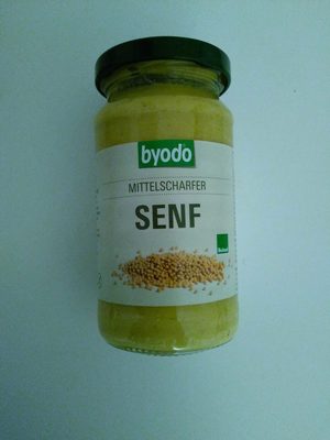 Mittelscharfer Senf – byodo – 200 ml