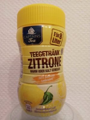 Teegetränk Zitrone – Captains Tea – 400g