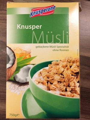 Knusper Müsli – Knusperone – 750 g