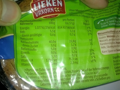 Lieken Urkorn – Lieken – 400g