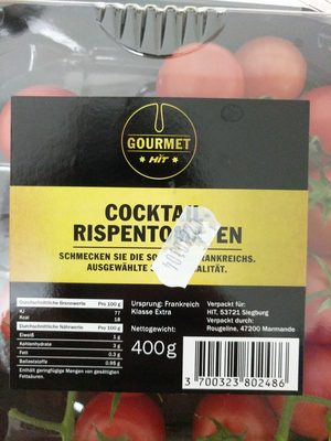 Cocktail Rispentomaten – HIT,Gurmet HIT – 400g