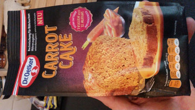Carrot Cake Backmischung für Rührkuchen – Dr. Oetker – 400 g