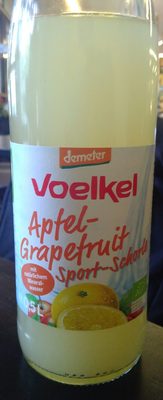 Apfel-Grapefruit Sport-Schorle – demeter,Voelkel – 500 ml