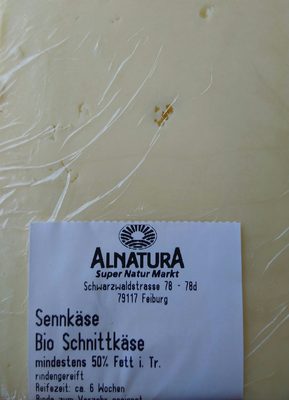 Sennkäse Bio Schnittkäse –  –