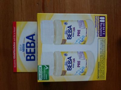 Beba Pre HA Babymilch trinkfertig – Nestlé – 2×90 ml