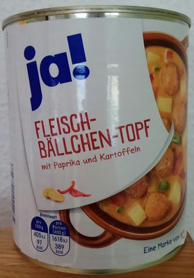 Fleisch-Bällchen-Topf – ja! – 800 g