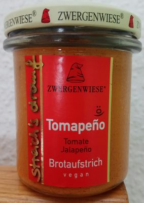 Tomapeño Brotaufstrich – Zwergenwiese – 160 g