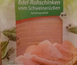 Edel-Rohschinken vom Schweinerücken – rewe – 70 g