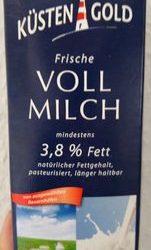 Frische Vollmilch – Küstengold – 1 l