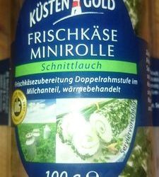 Frischkäse Minirolle Schnittlauch – Küstengold – 100 g
