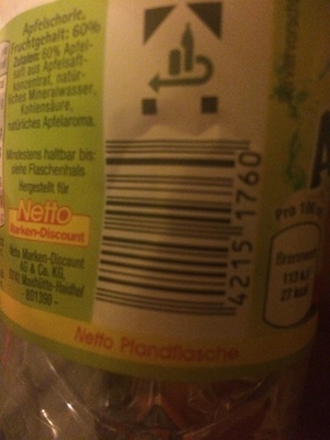 Apfel Schorle – StarDrink – 0,5 l