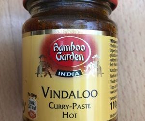 Vindaloo Curry-Paste Hot Bamboo Garden –  – 110 g