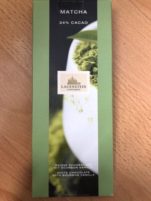 Lauenstein Weiße Schokolade Matcha –  – 60 g