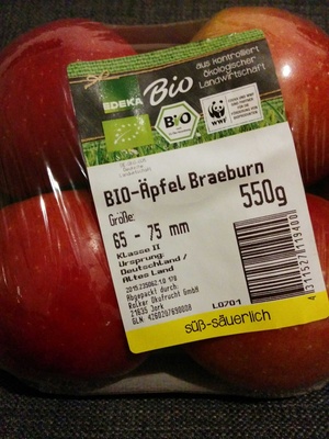 BIO-Äpfel Braeburn – Edeka – 550 g