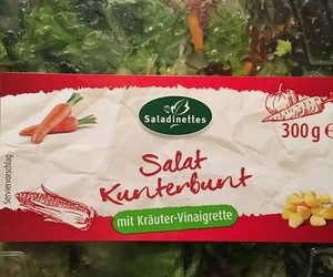Salat Kunterbunt mit Kräuter-Vinaigrette – Saladinettes  – 300g