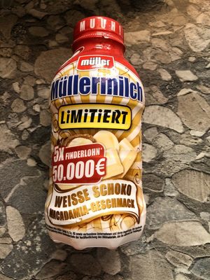 Müllermilch Weiße Schoko Macadamia –  – 400 ml