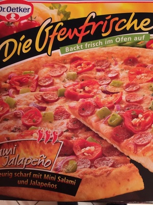 Die Ofenfrische Salami Jalapeno – Dr. Oetker –