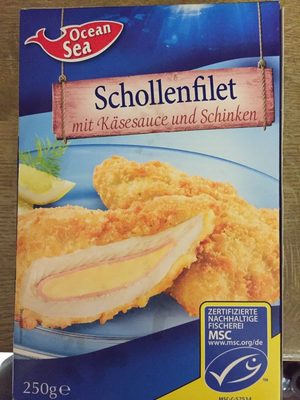 Schollenfilet mit Käsesauce und Schinken – Ocean Sea – 250g