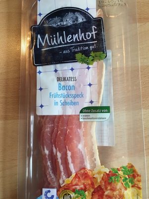 Delikatess Bacon Frühstücksspeck in Scheiben – Mühlenhof –