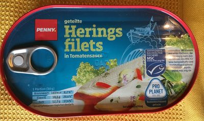 geteilte Heringsfilets in Tomatensauce – Penny –