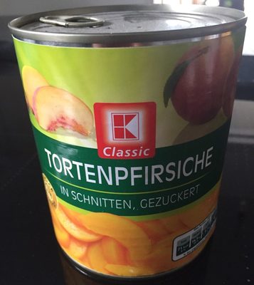 Tortenpfirsiche in Schnitten, gezuckert – K Classic –