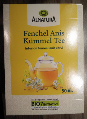 Bio Fenchel Anis Kümmel Tee – Alnatura – 125 g