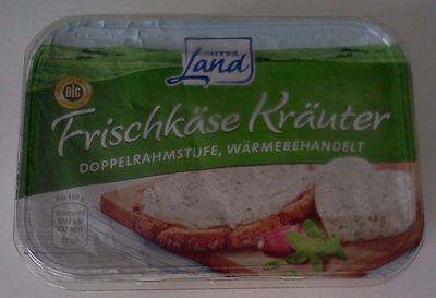 Frischkäse Kräuter Doppelrahmstufe, wärmebehandelt – Gutes Land –