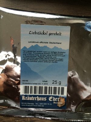 Liebstöckel gerebelt –  – 25g