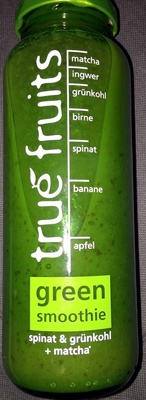 Green smoothie spinat & grünkohl + matcha – Green Smoothie,true fruits –