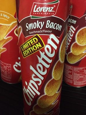 Chipsletten Smoky Bacon Geschmack – Lorenz – 170 g