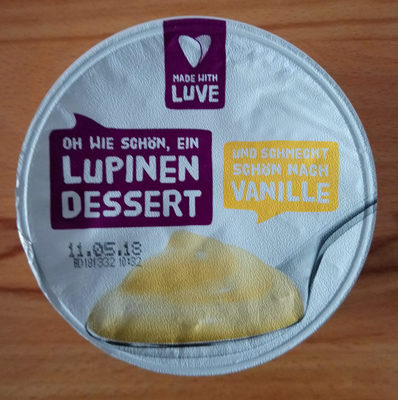 Lupinen Dessert Vanille – Made with Luve – 150 g