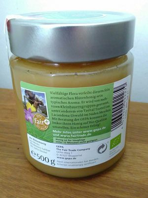 Bio Honig aus Mexico – GEPA – 500 g
