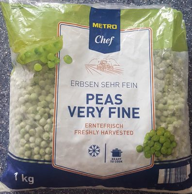 Erbsen sehr fein – Peas very fine – Metro Chef – 1 kg
